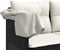 vidaXL - Ligbed - met - luifel - en - kussens - poly - rattan - zwart