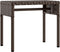 vidaXL - Ligbed - met - luifel - en - tafel - poly - rattan - bruin