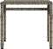 vidaXL - Ligbed - met - luifel - en - tafel - poly - rattan - grijs