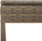 vidaXL - Ligbed - met - luifel - en - tafel - poly - rattan - grijs