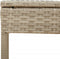 vidaXL - Ligbed - met - luifel - en - tafel - poly - rattan - lichtgrijs