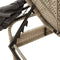 vidaXL - Ligbed - met - luifel - en - tafel - poly - rattan - lichtgrijs