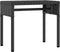 vidaXL - Ligbed - met - luifel - en - tafel - poly - rattan - zwart