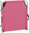vidaXL - Ligbed - met - luifel - inklapbaar - staal - magenta