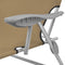 vidaXL - Ligbed - met - luifel - inklapbaar - staal - taupe