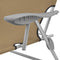vidaXL - Ligbed - met - luifel - inklapbaar - staal - taupe
