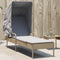 vidaXL - Ligbed - met - luifel - poly - rattan - beige