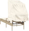 vidaXL - Ligbed - met - luifel - poly - rattan - beige