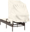 vidaXL - Ligbed - met - luifel - poly - rattan - bruin