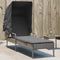 vidaXL - Ligbed - met - luifel - poly - rattan - grijs