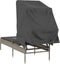 vidaXL - Ligbed - met - luifel - poly - rattan - grijs