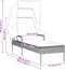 vidaXL - Ligbed - met - luifel - poly - rattan - lichtgrijs