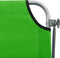 vidaXL - Ligbed - met - luifel - staal - groen