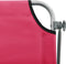 vidaXL - Ligbed - met - luifel - staal - roze