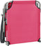vidaXL - Ligbed - met - luifel - staal - roze