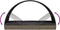 vidaXL - Ligbed - met - rond - dak - 211x57x140 - cm - poly - rattan - grijs