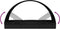 vidaXL - Ligbed - met - rond - dak - 211x57x140 - cm - poly - rattan - zwart