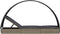 vidaXL - Ligbed - met - rond - dak - 211x57x140 - cm - poly - rattan - grijs