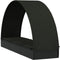 vidaXL - Ligbed - met - rond - dak - 211x57x140 - cm - poly - rattan - zwart