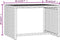vidaXL - Ligbed - met - tafel - 1 - st - poly - rattan - zwart
