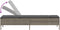 vidaXL - Ligbed - met - tafel - en - kussen - poly - rattan - grijs