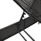 vidaXL - Ligbed - met - tafel - en - kussen - poly - rattan - zwart