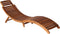 vidaXL - Ligbed - met - tafel - massief - acaciahout - bruin