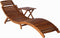vidaXL - Ligbed - met - tafel - massief - acaciahout - bruin