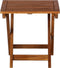 vidaXL - Ligbed - met - tafel - massief - acaciahout - bruin