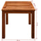 vidaXL - Ligbed - met - tafel - massief - acaciahout - en - textileen