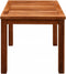 vidaXL - Ligbed - met - tafel - massief - acaciahout - en - textileen