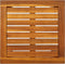 vidaXL - Ligbed - met - tafel - massief - acaciahout - en - textileen