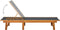 vidaXL - Ligbed - met - tafel - massief - acaciahout - en - textileen