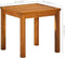 vidaXL - Ligbed - met - tafel - massief - acaciahout - en - textileen
