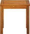 vidaXL - Ligbed - met - tafel - massief - acaciahout - en - textileen