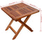 vidaXL - Ligbed - met - tafel - massief - acaciahout