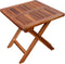 vidaXL - Ligbed - met - tafel - massief - acaciahout