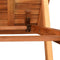 vidaXL - Ligbed - met - tafel - massief - acaciahout