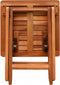 vidaXL - Ligbed - met - tafel - massief - acaciahout
