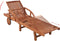 vidaXL - Ligbed - met - tafel - massief - acaciahout