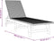 vidaXL - Ligbed - met - tafeltje - poly - rattan - en - massief - acaciahout