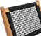 vidaXL - Ligbed - met - voetensteun - massief - teakhout - en - touw