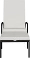 vidaXL - Ligbed - met - voetensteun - polyetheen - rattan - bruin