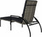 vidaXL - Ligbed - met - voetensteun - polyetheen - rattan - grijs