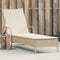 vidaXL - Ligbed - met - wielen - en - kussen - poly - rattan - beige