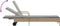 vidaXL - Ligbed - met - wielen - en - kussen - poly - rattan - beige