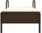 vidaXL - Ligbed - met - wielen - en - kussen - poly - rattan - bruin