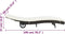 vidaXL - Ligbed - met - wielen - en - kussen - poly - rattan - bruin