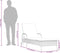 vidaXL - Ligbed - met - wielen - en - kussen - poly - rattan - bruin