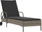vidaXL - Ligbed - met - wielen - en - kussen - poly - rattan - grijs